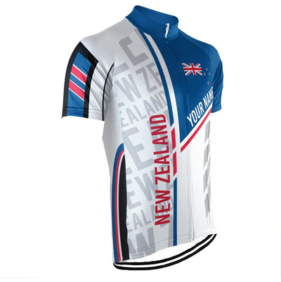 Customized New Zealand Men's Cycling Jersey Short Sleeve