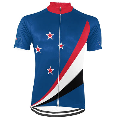 Customized New Zealand Men's Cycling Jersey Short Sleeve