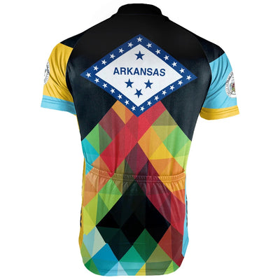 Customized Arkansas Men's Short Sleeve Cycling Jersey