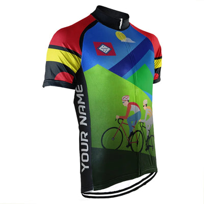 Customized Arkansas Men's Short Sleeve Cycling Jersey