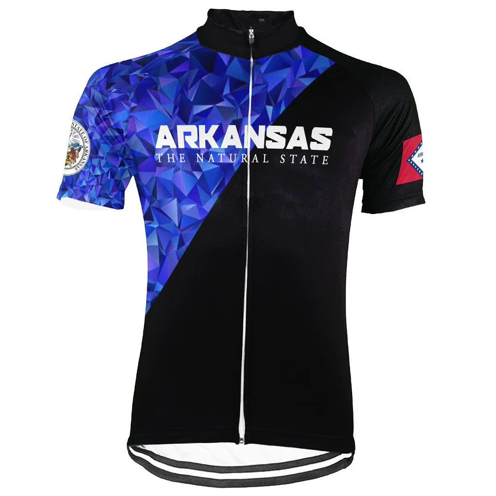 Customized Arkansas Men's Short Sleeve Cycling Jersey
