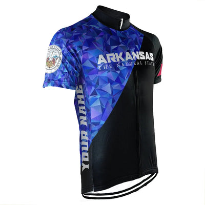 Customized Arkansas Men's Short Sleeve Cycling Jersey