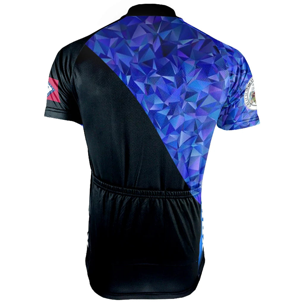 Customized Arkansas Men's Short Sleeve Cycling Jersey