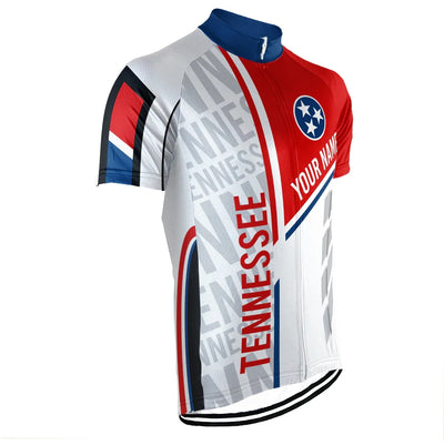 Customized Men's Tennessee Short Sleeve Cycling Jersey