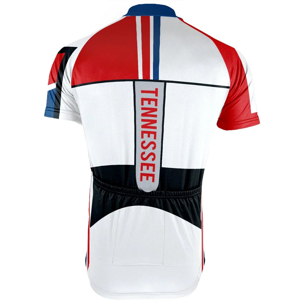 Customized Men's Tennessee Short Sleeve Cycling Jersey