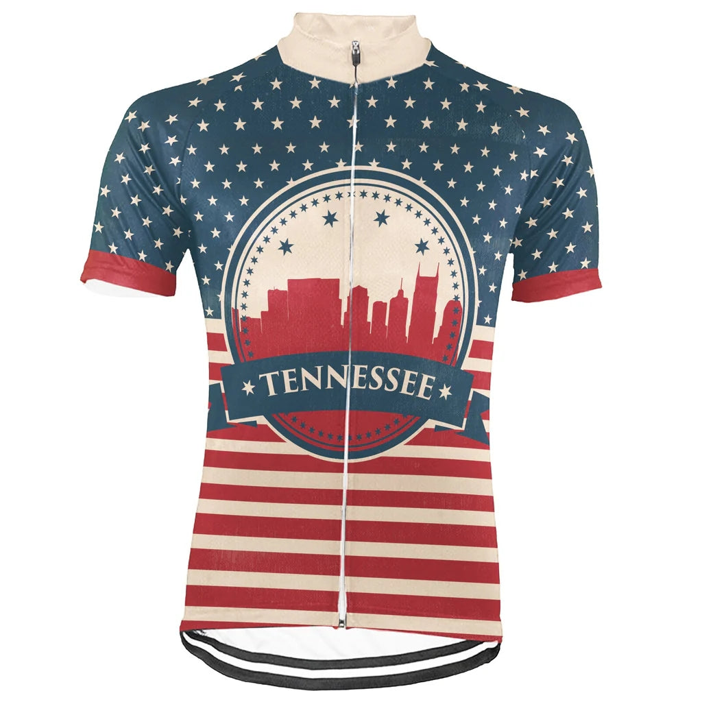 Customized Men's Tennessee Short Sleeve Cycling Jersey