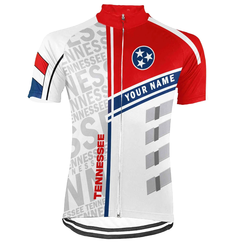 Customized Men's Tennessee Short Sleeve Cycling Jersey