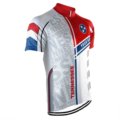 Customized Men's Tennessee Short Sleeve Cycling Jersey