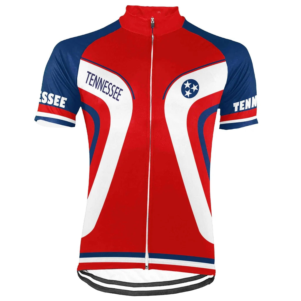 Customized Men's Tennessee Short Sleeve Cycling Jersey