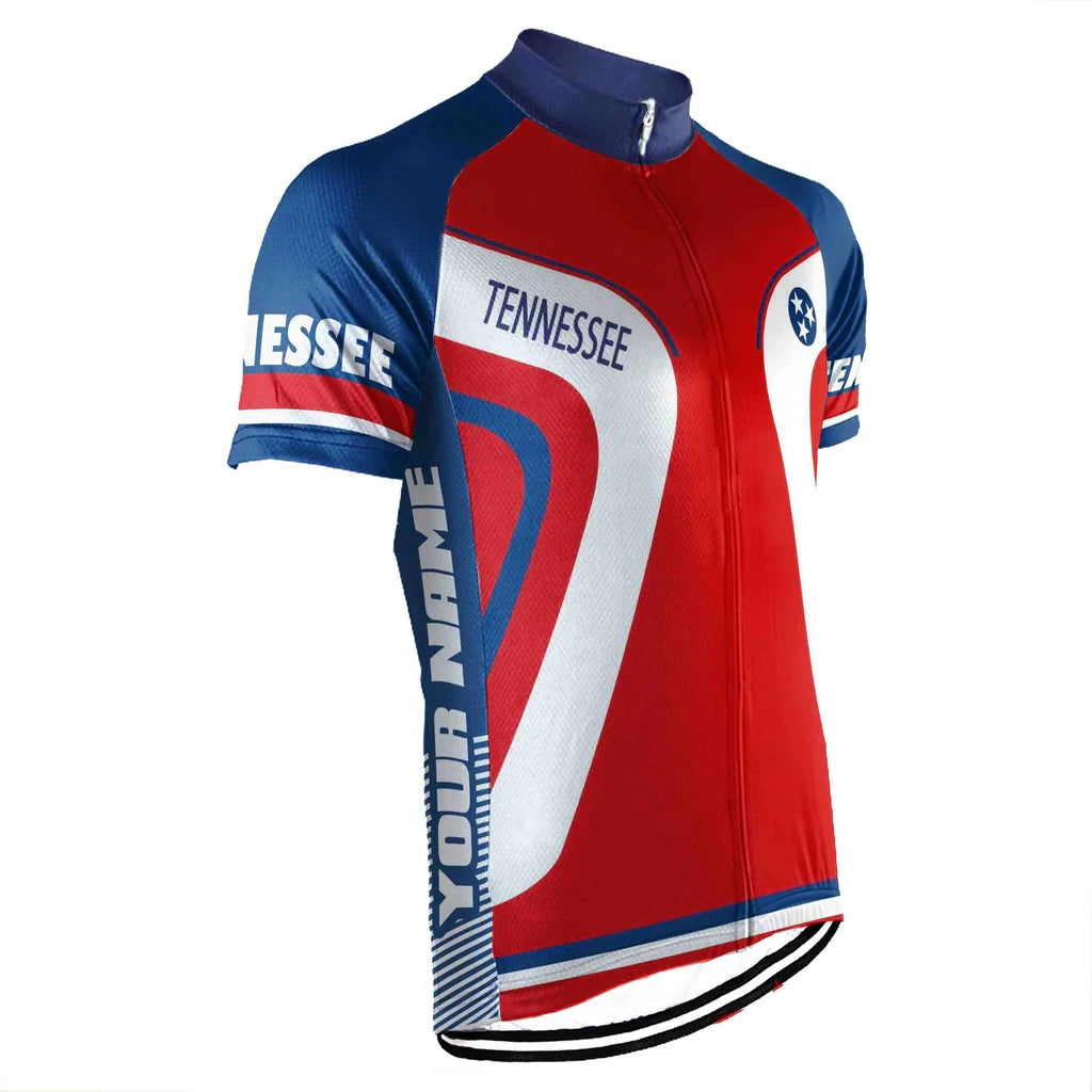 Customized Men's Tennessee Short Sleeve Cycling Jersey