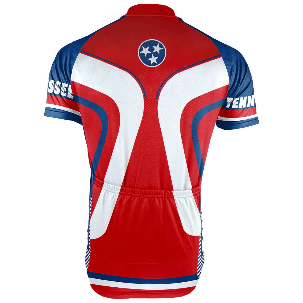 Customized Men's Tennessee Short Sleeve Cycling Jersey