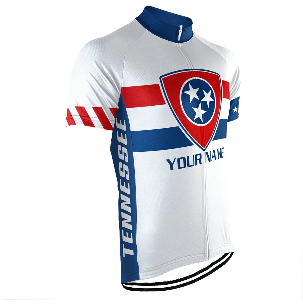 Customized Men's Tennessee Short Sleeve Cycling Jersey