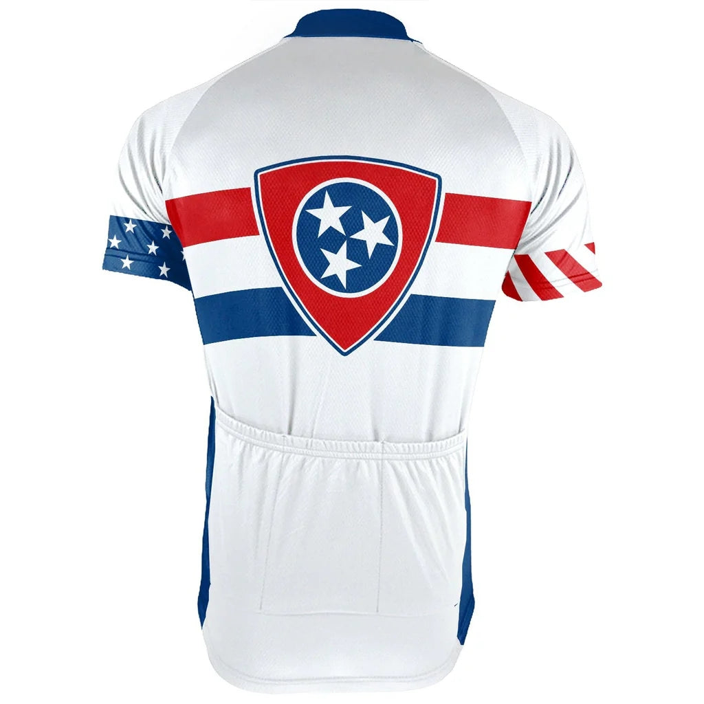 Customized Men's Tennessee Short Sleeve Cycling Jersey