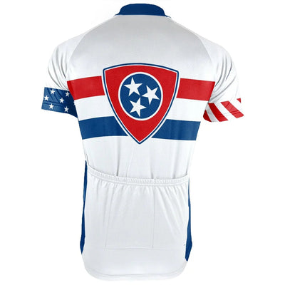 Customized Men's Tennessee Short Sleeve Cycling Jersey