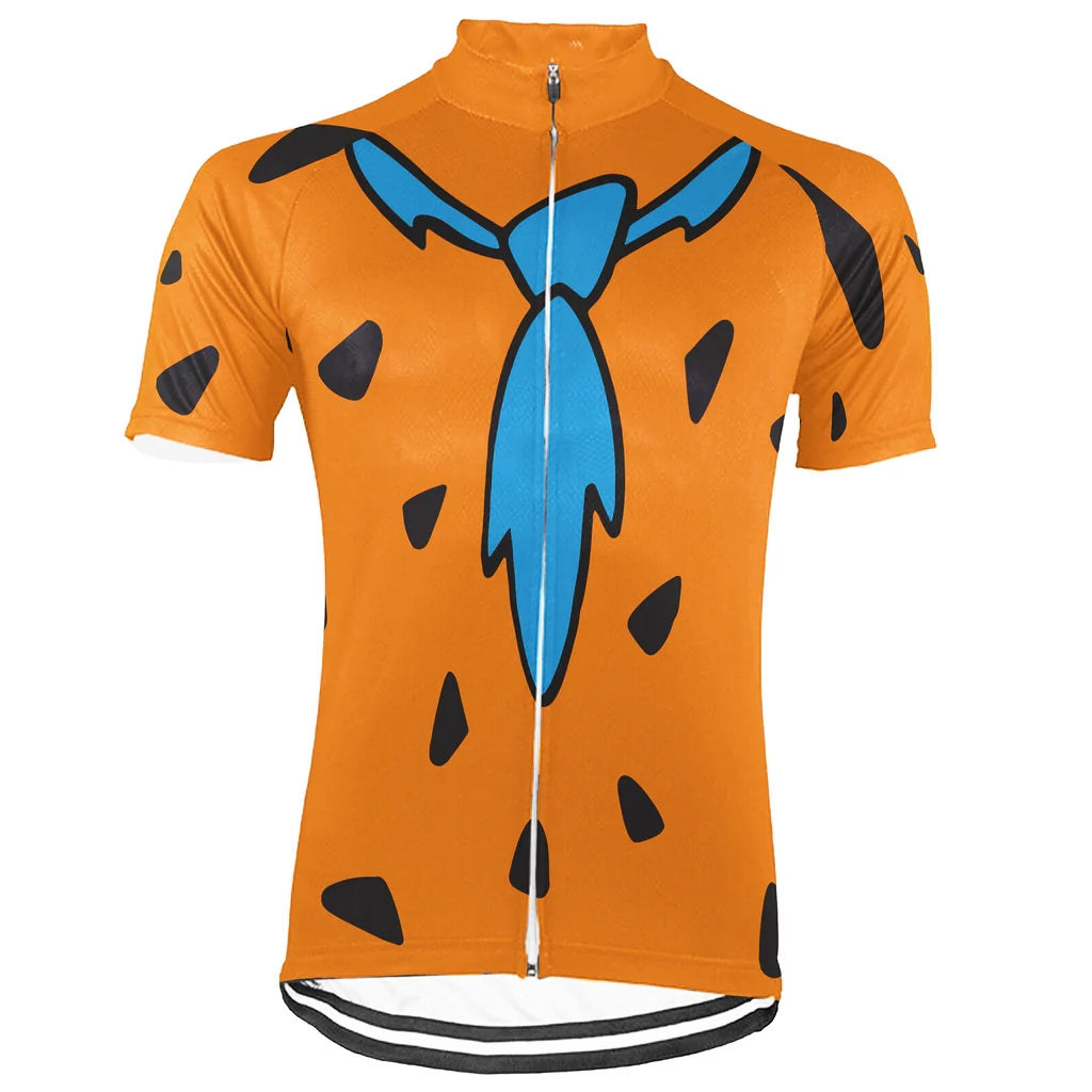Customized Flint Stones Men's Cycling Jersey Short Sleeve