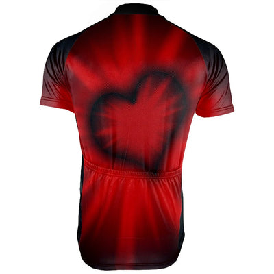Customized Valentine Men's Cycling Jersey Short Sleeve