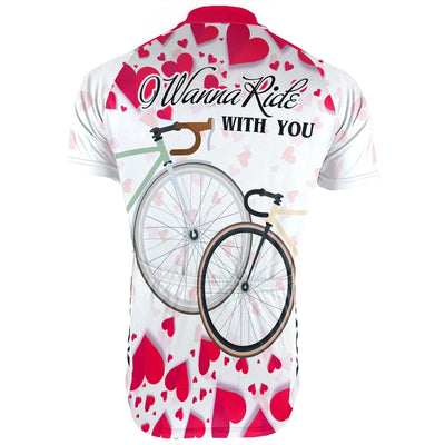 Customized Valentine Men's Cycling Jersey Short Sleeve