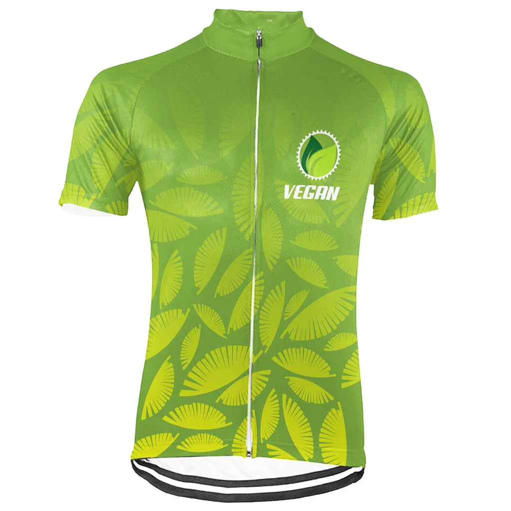 Customized Vegan Men's Cycling Jersey Short Sleeve