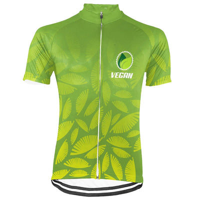 Customized Vegan Men's Cycling Jersey Short Sleeve