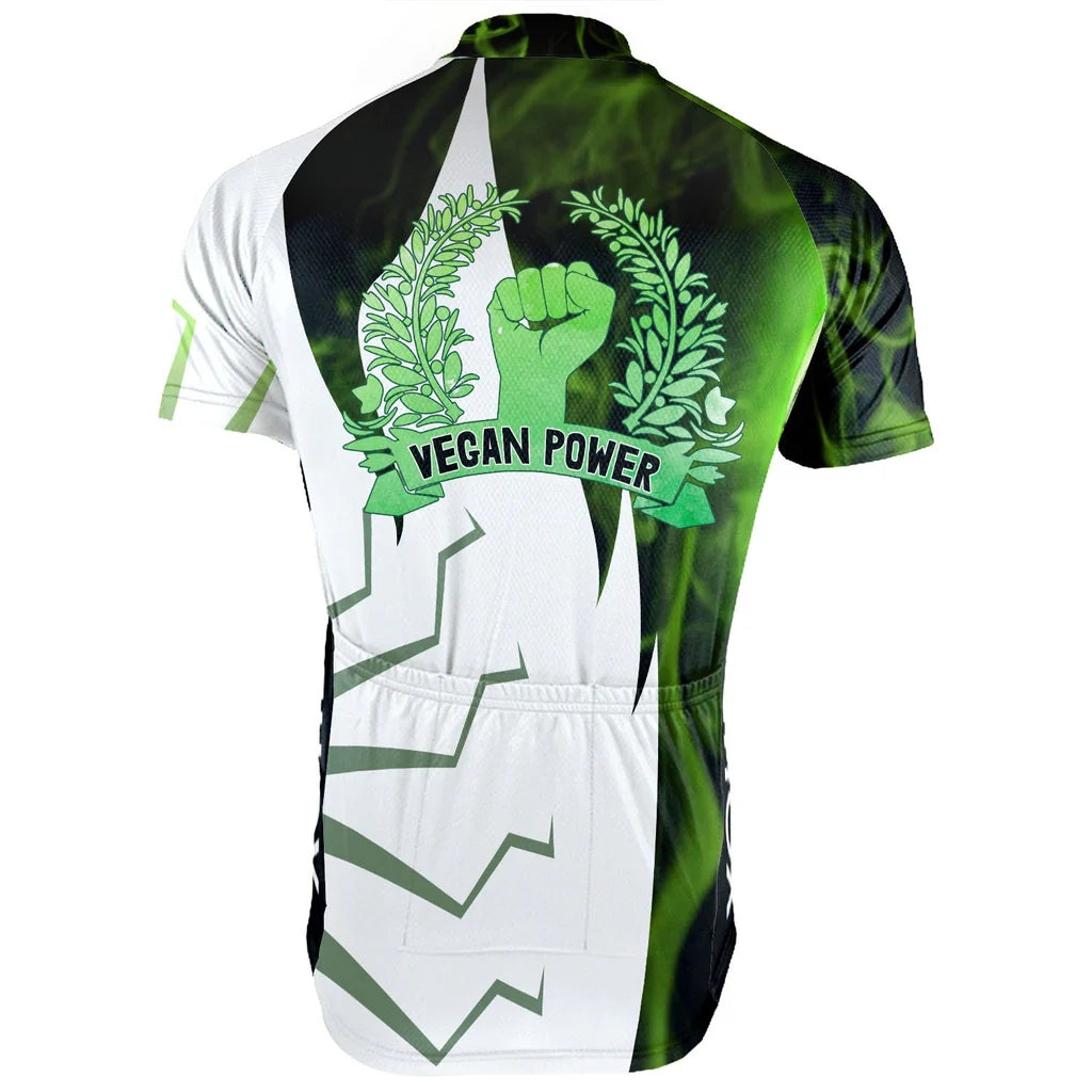Customized Vegan Men's Cycling Jersey Short Sleeve