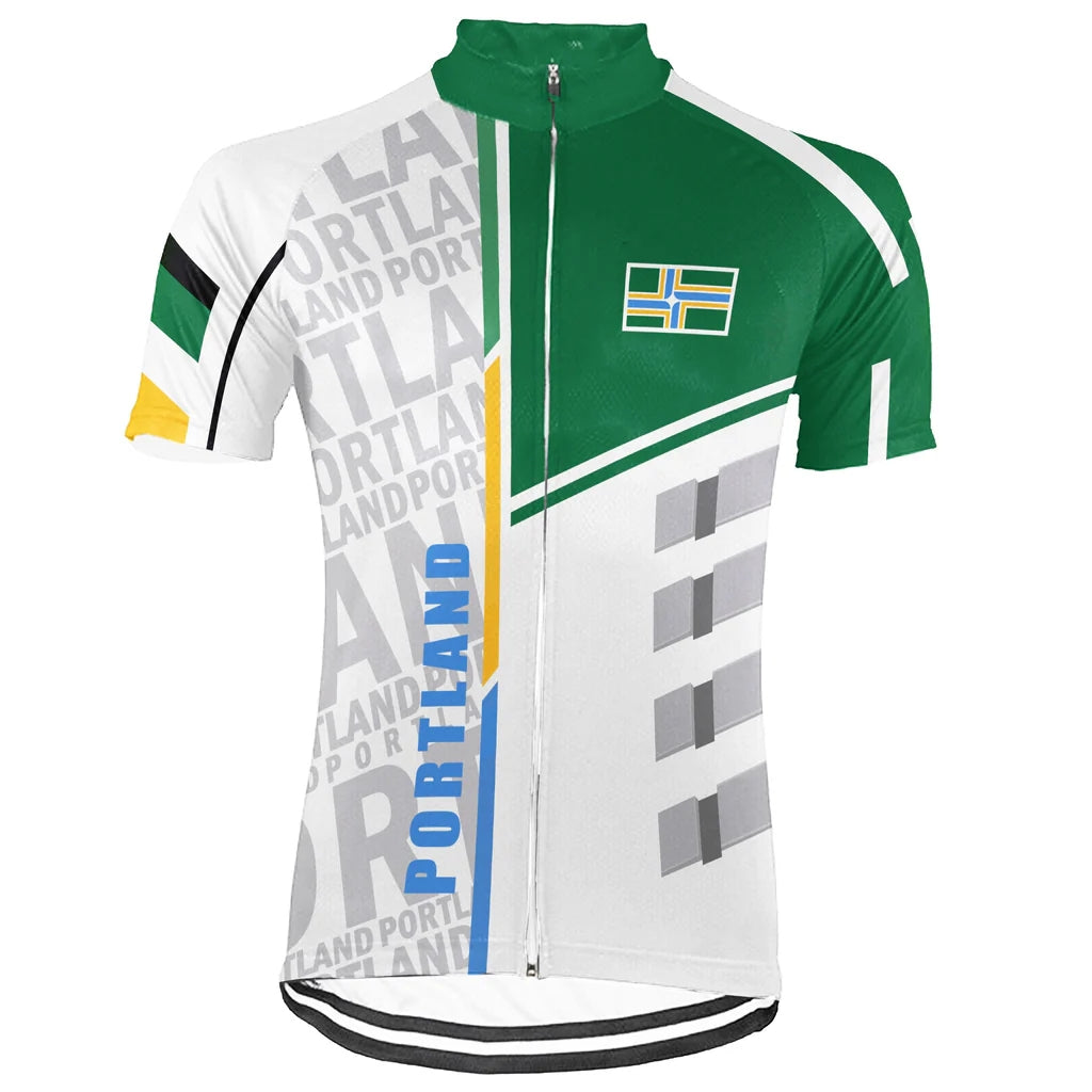 Customized Portland Men's Cycling Jersey Short Sleeve
