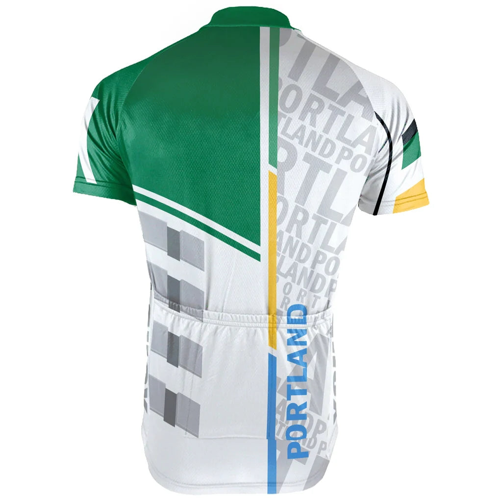 Customized Portland Men's Cycling Jersey Short Sleeve