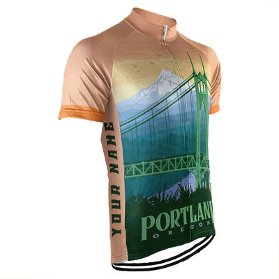 Customized Portland Men's Cycling Jersey Short Sleeve