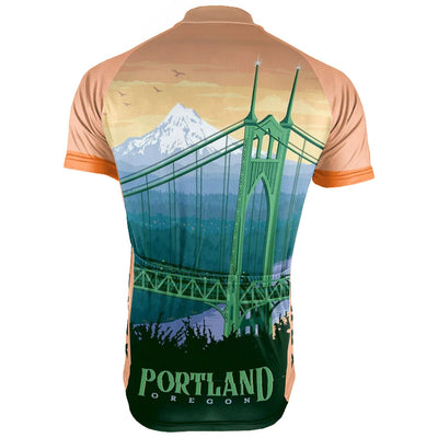 Customized Portland Men's Cycling Jersey Short Sleeve