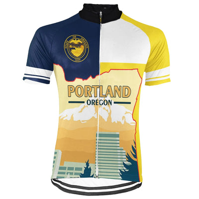 Customized Portland Men's Cycling Jersey Short Sleeve