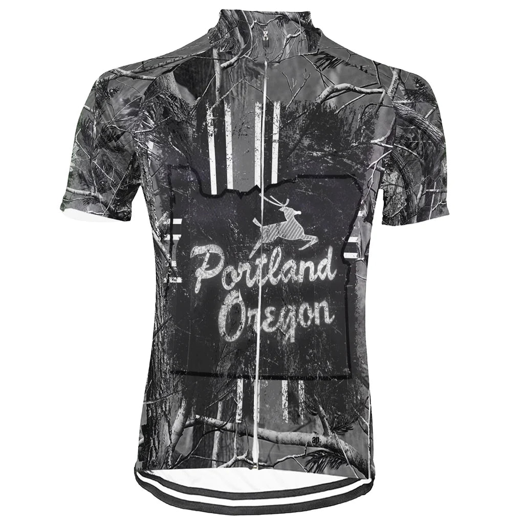 Customized Portland Men's Cycling Jersey Short Sleeve