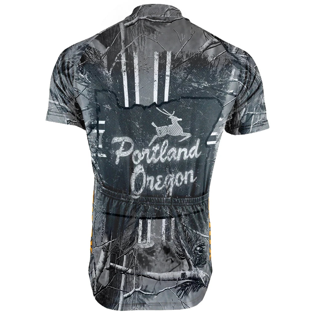 Customized Portland Men's Cycling Jersey Short Sleeve