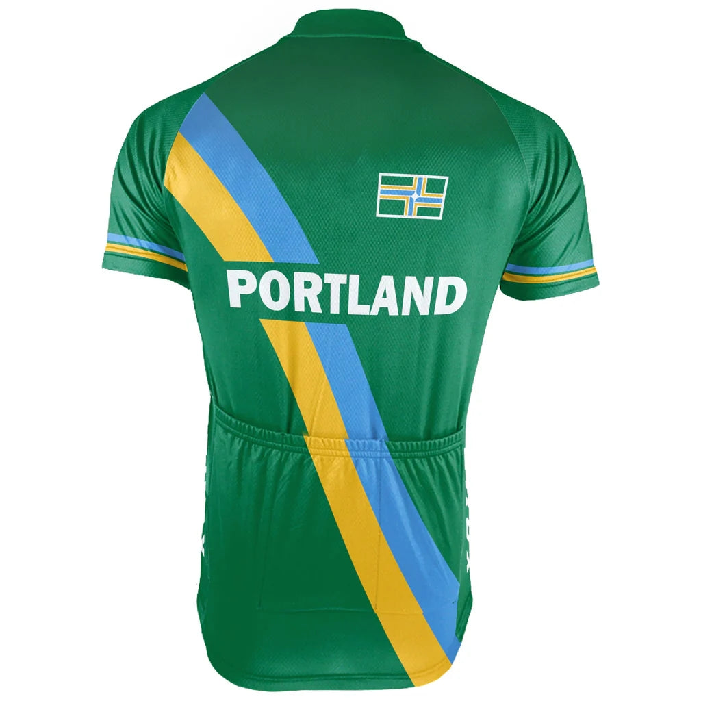 Customized Portland Men's Cycling Jersey Short Sleeve