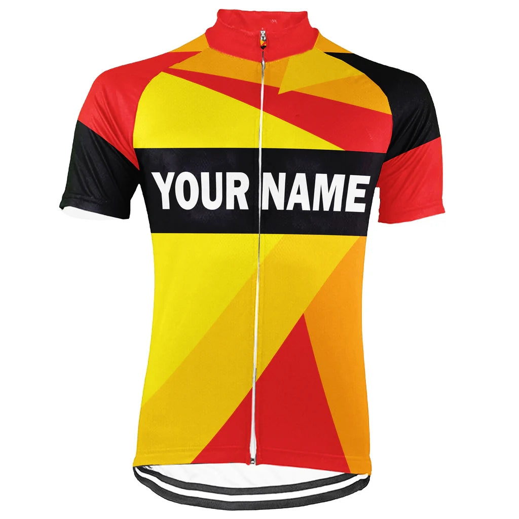 Customized Colorful Men's Cycling Jersey Short Sleeve