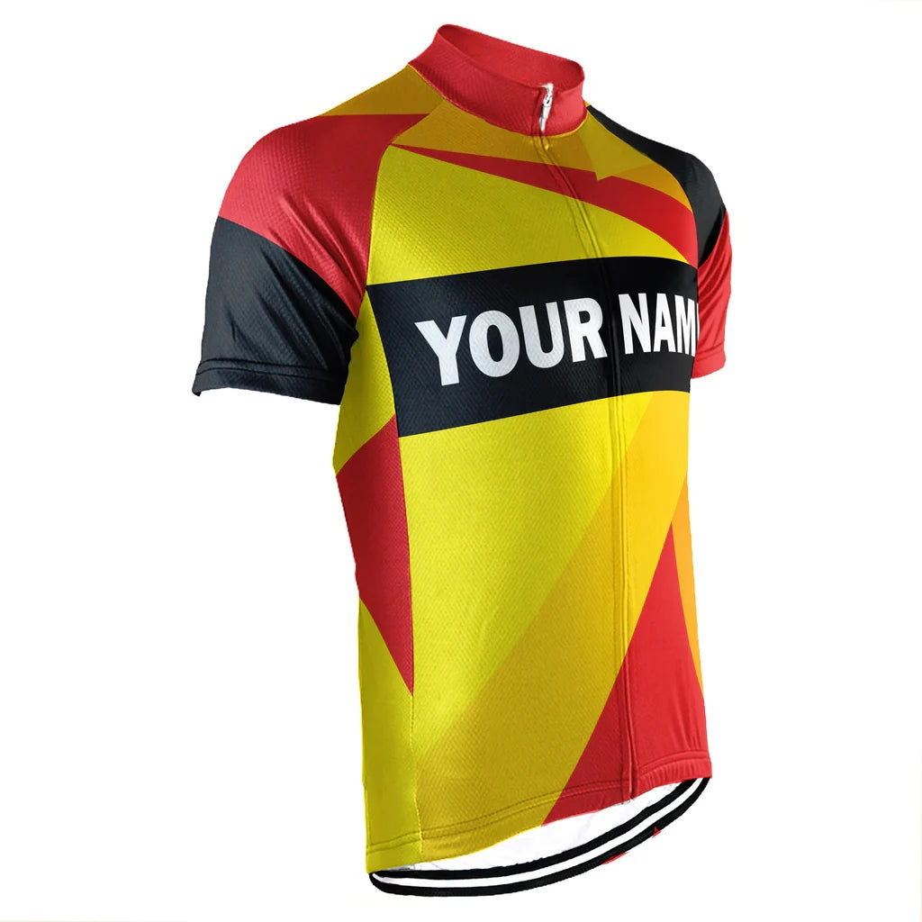 Customized Colorful Men's Cycling Jersey Short Sleeve