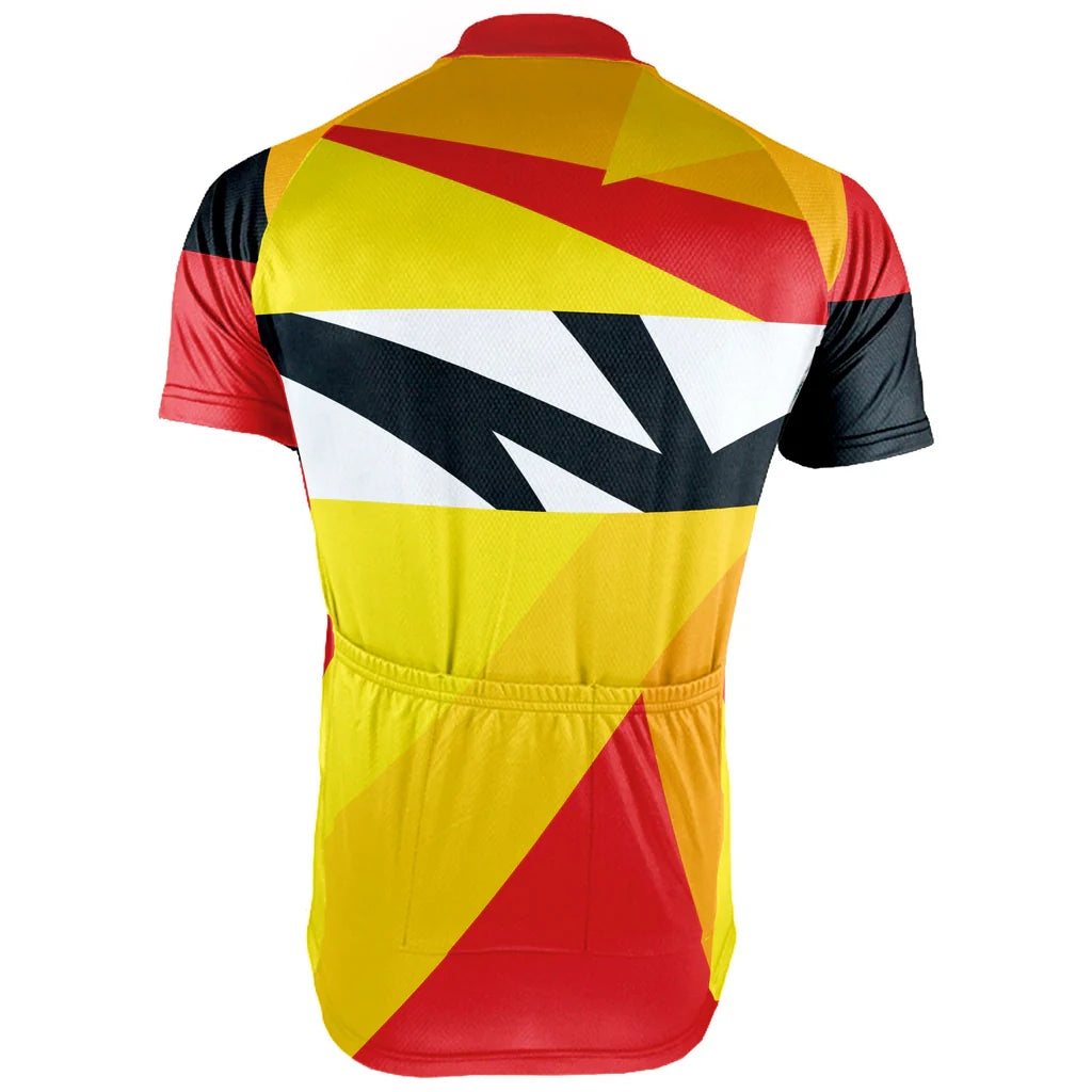 Customized Colorful Men's Cycling Jersey Short Sleeve