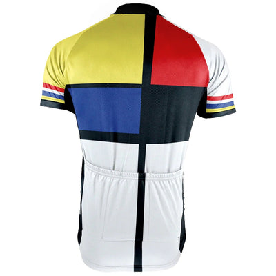 Customized Colorful Men's Cycling Jersey Short Sleeve