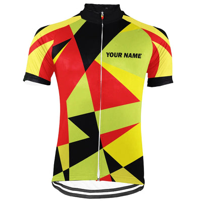 Customized Colorful Men's Cycling Jersey Short Sleeve