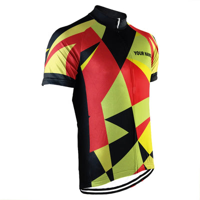 Customized Colorful Men's Cycling Jersey Short Sleeve