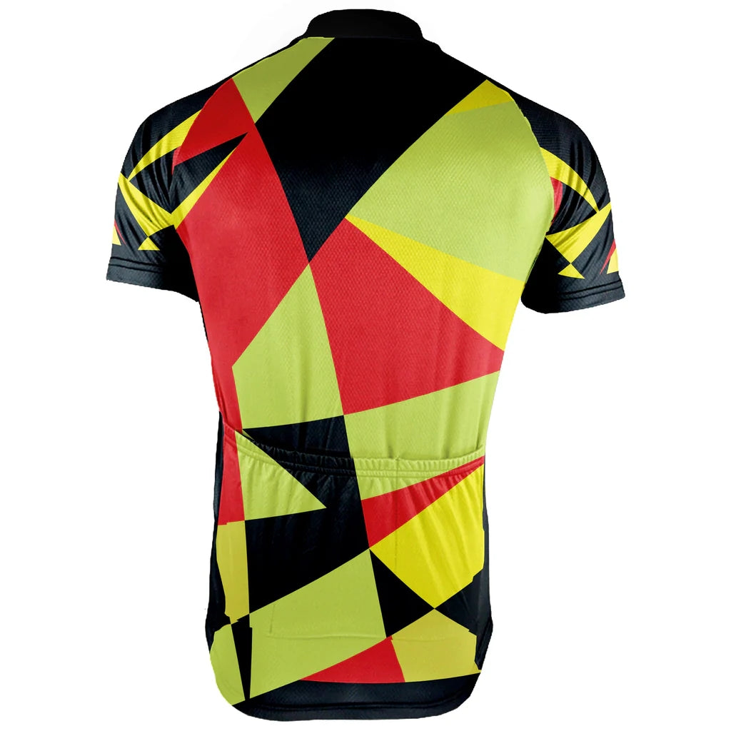 Customized Colorful Men's Cycling Jersey Short Sleeve