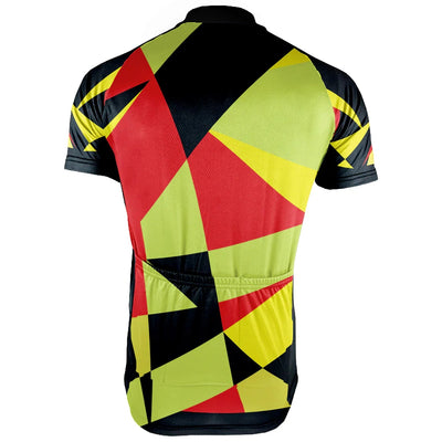 Customized Colorful Men's Cycling Jersey Short Sleeve