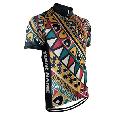Customized Colorful Men's Cycling Jersey Short Sleeve