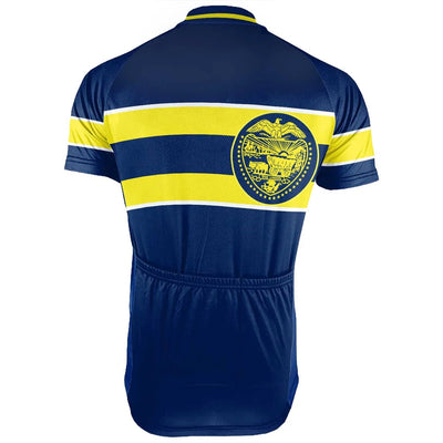 Custom Oregon Men's Short Sleeve Cycling Jersey
