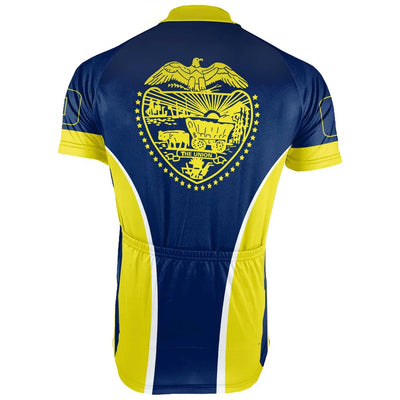 Custom Oregon Men's Short Sleeve Cycling Jersey