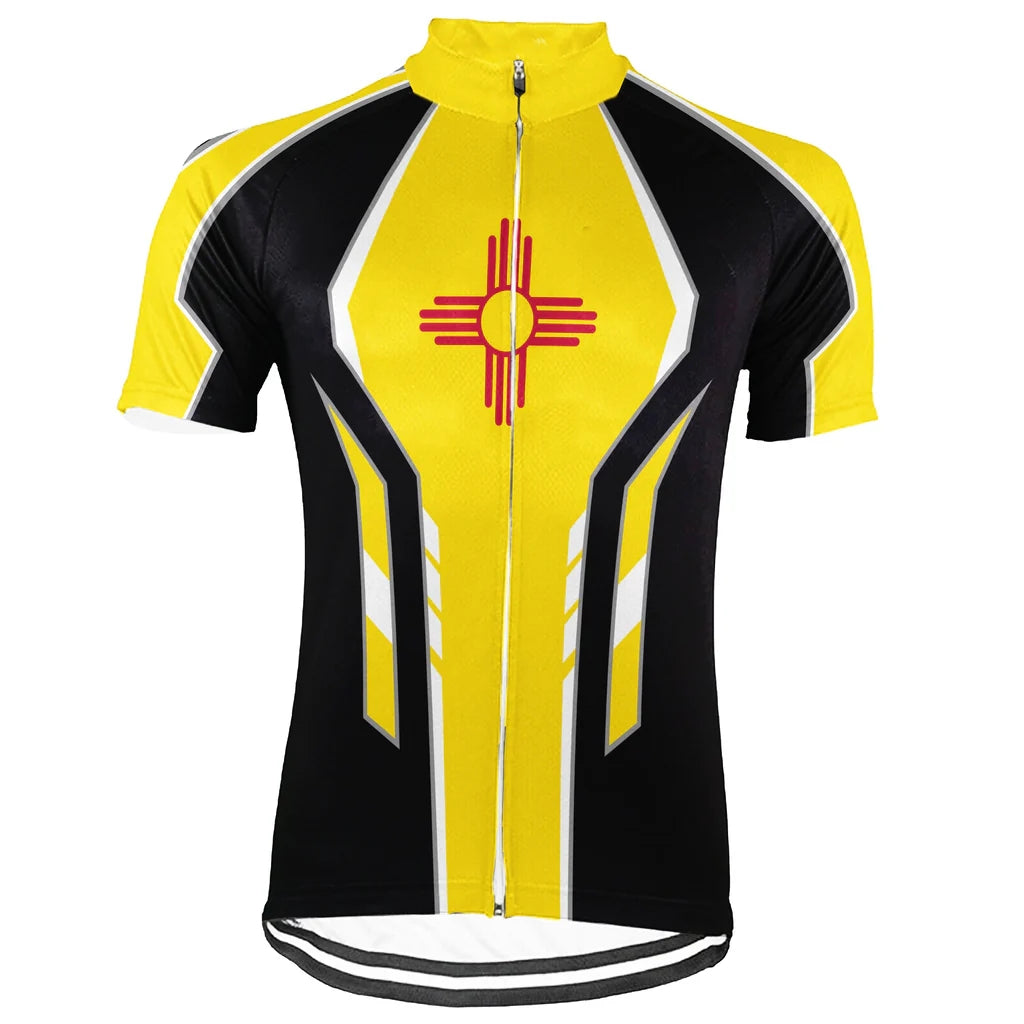 Customized New Mexico Men's Short Sleeve Cycling Jersey
