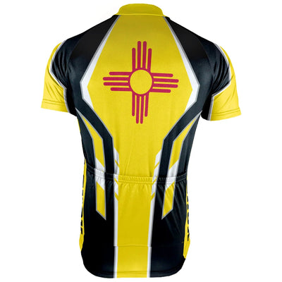 Customized New Mexico Men's Short Sleeve Cycling Jersey