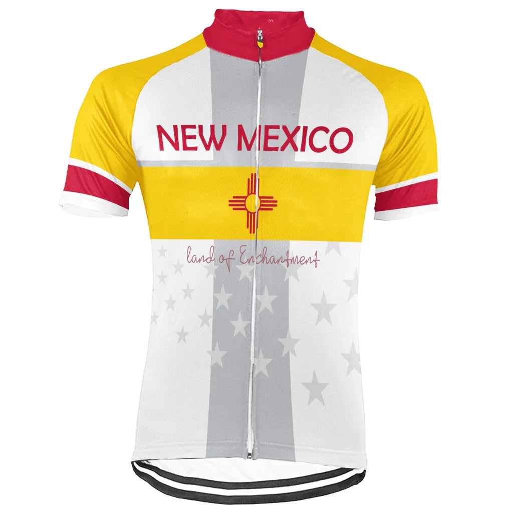 Customized New Mexico Men's Short Sleeve Cycling Jersey