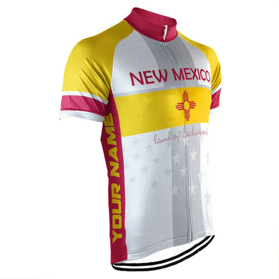 Customized New Mexico Men's Short Sleeve Cycling Jersey