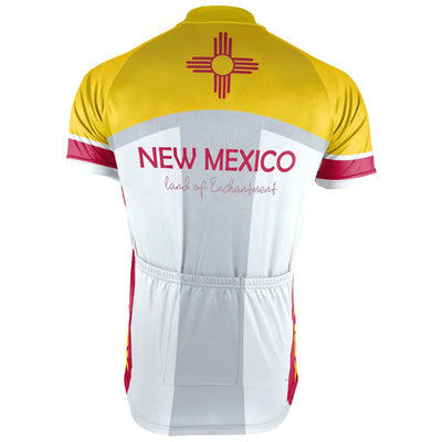 Customized New Mexico Men's Short Sleeve Cycling Jersey