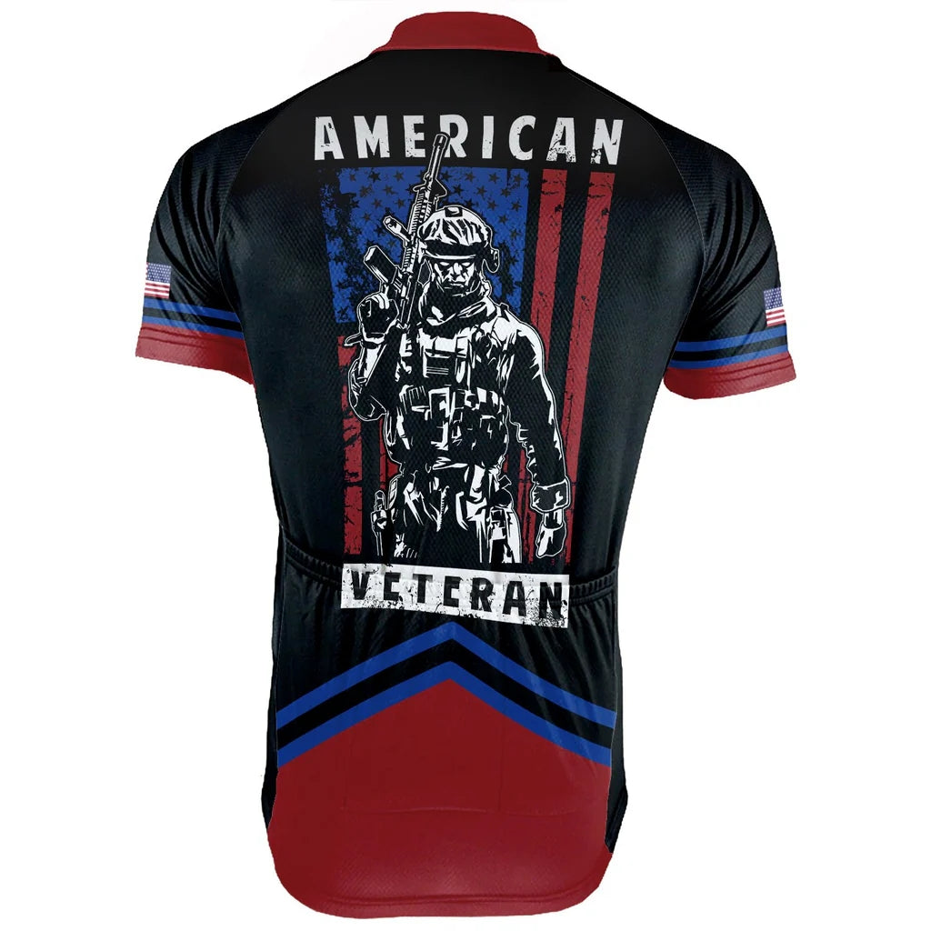 Customized Veteran Men's Cycling Jersey Short Sleeve