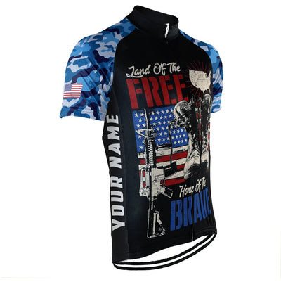 Customized Veteran Men's Cycling Jersey Short Sleeve